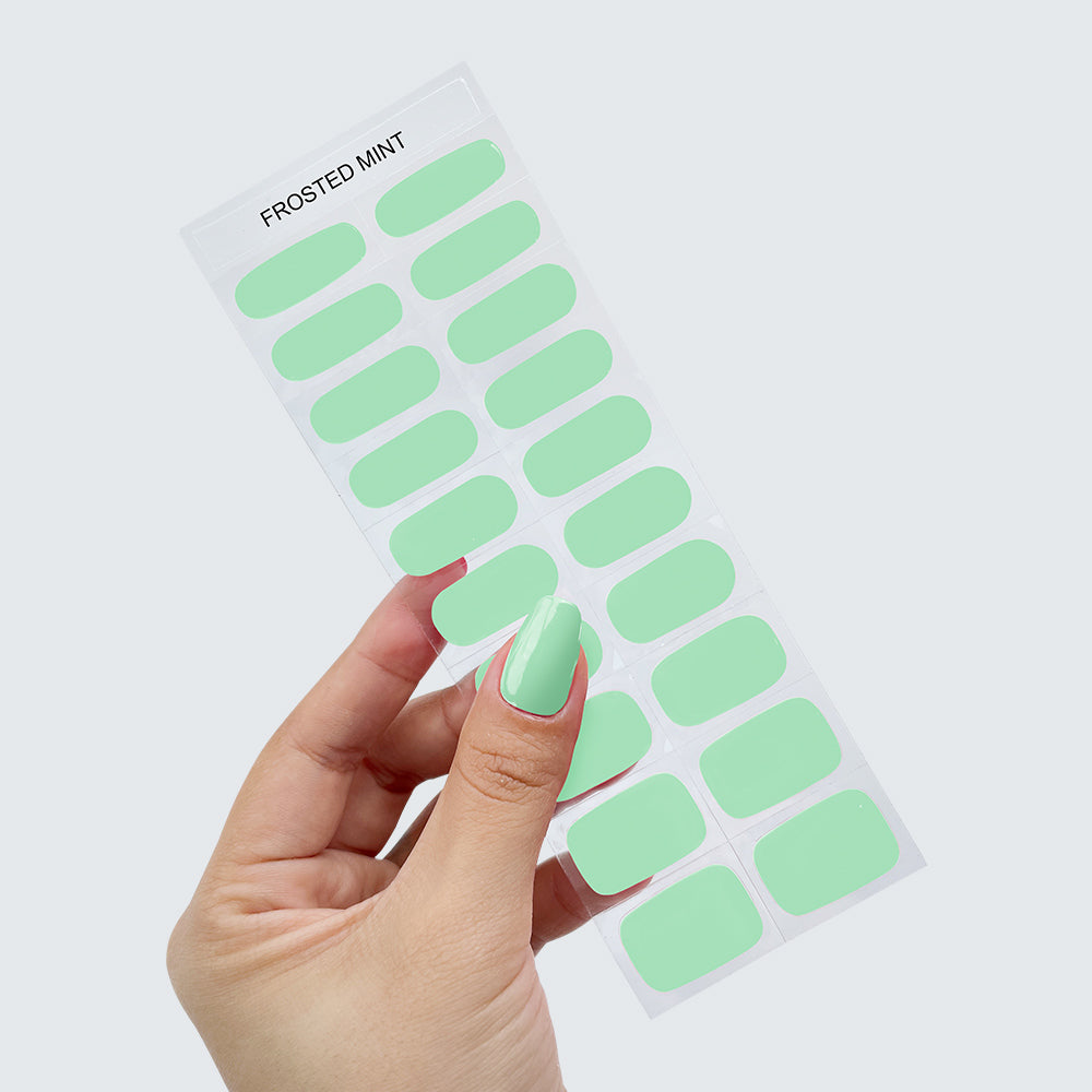 Frosted Mint UV Streifen